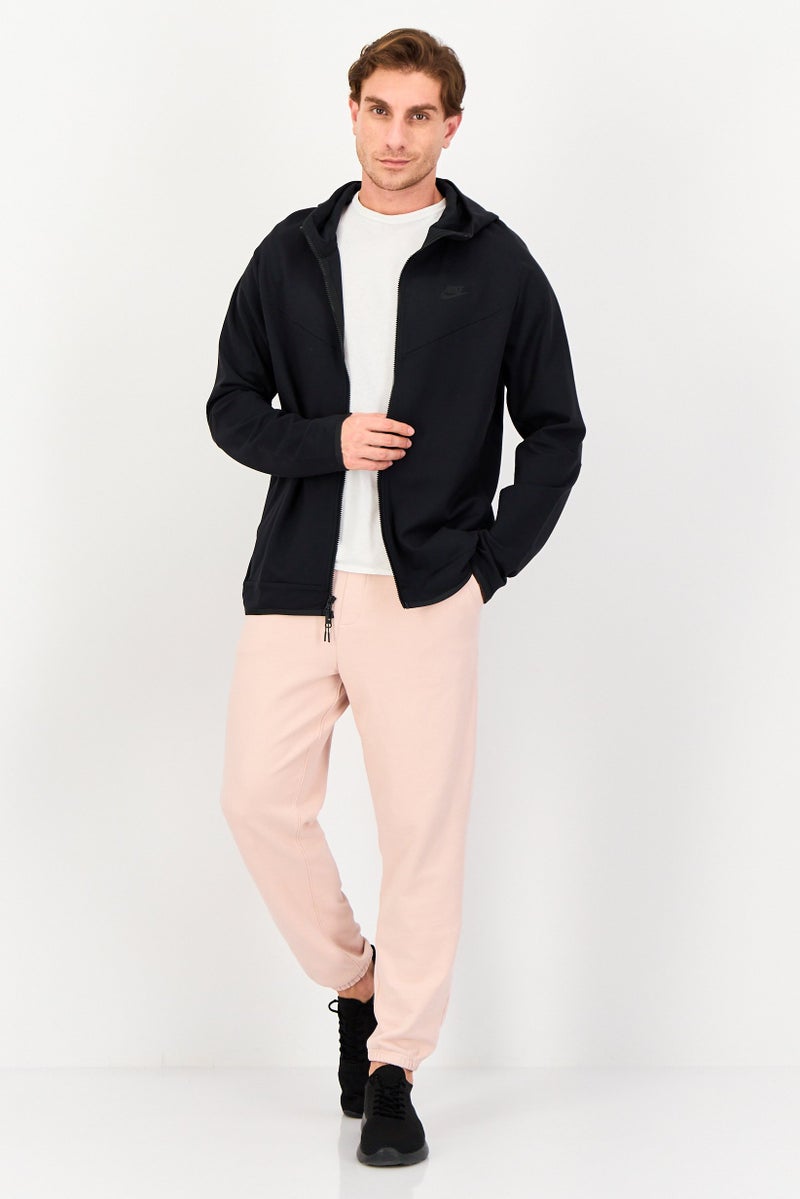 Nike سويت شيرت رياضي للرجال بأكمام طويلة مناسب للخارج، أسود - Image 4